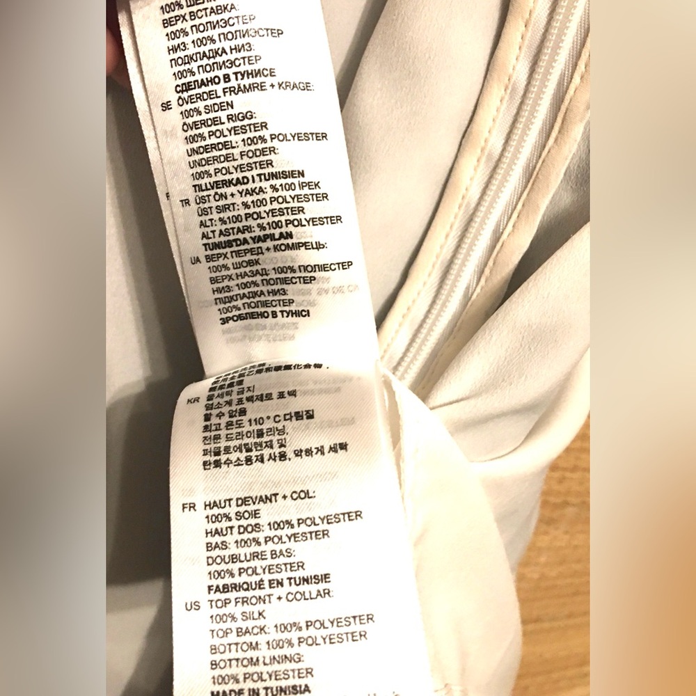 Sandro Silk-Blend Lace Midi Dress Button Front Elegant French Style Sz 3 (US L) - Picture 11 of 13